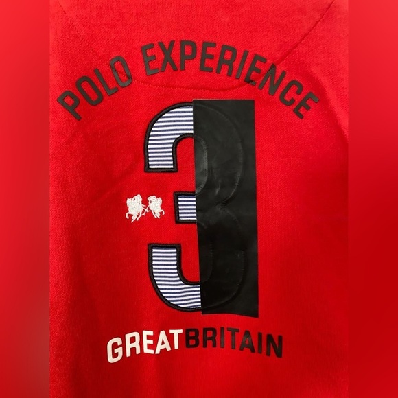 PIERRE CARDIN POLO CLUB Red Full Zip Logo Jacket in Large - Picture 4 of 10